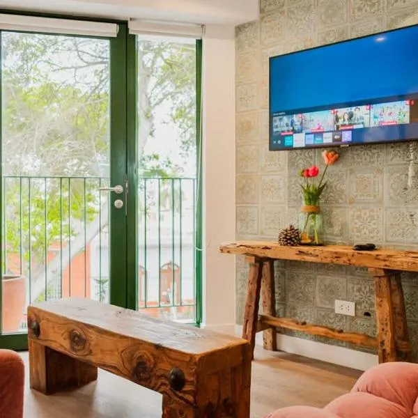 Upscale 2BR Gym & Bright View in Barranco โรงแรมในลิมา