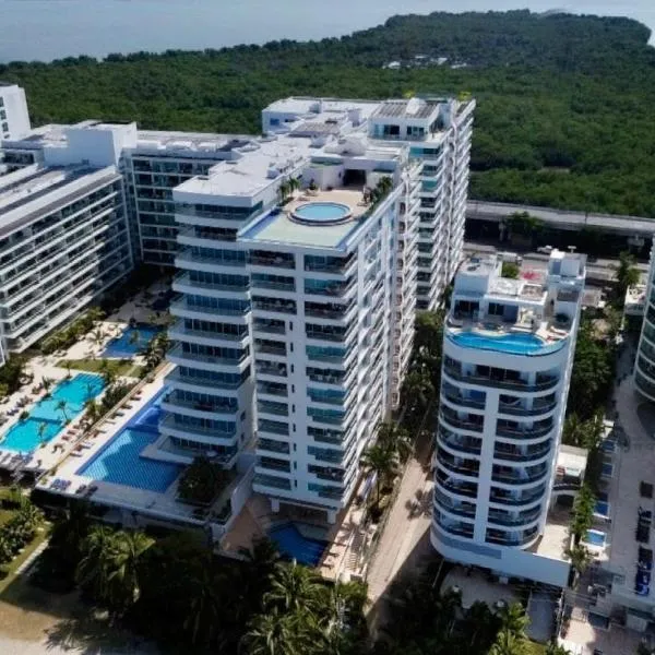 Exclusivo apartamento de lujo frente al mar en Los Morros, con acceso directo y privado a la mejor playa de Cartagena, viešbutis mieste Indijos Kartachena
