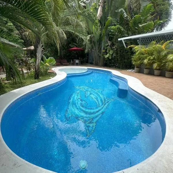 Studio Apartment 2 & AC-2 Pools-Jungle-Beach-WiFi-TV, hotel in Cocles