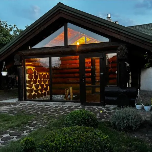 Дом с сауной и басейном на Теремках, hotel in Hatne