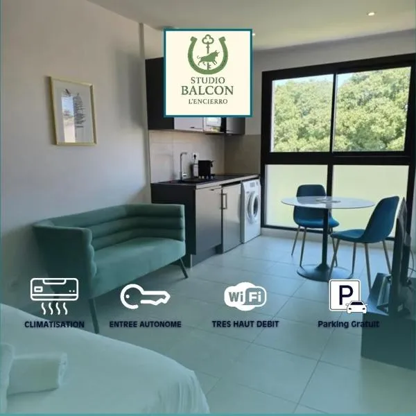 studio balcon, centre ville, parc expo, Arena, hotel in Pérols