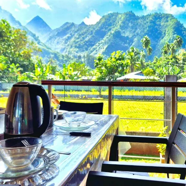 Teahupo'o Lodge Tahiti - Fare Terre et Mer - climatisé - canoe et paddle, hotel v destinaci Teahupoo