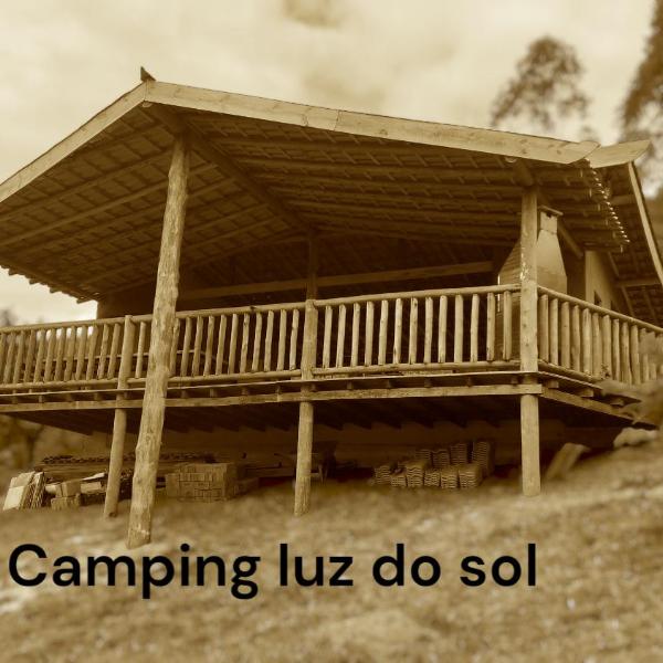 Camping luz do sol