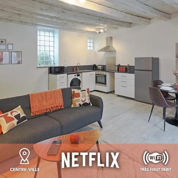 Centre-ville - Fibre - Netflix - T2 LE RIEFFEL, hotel v destinaci Nozay