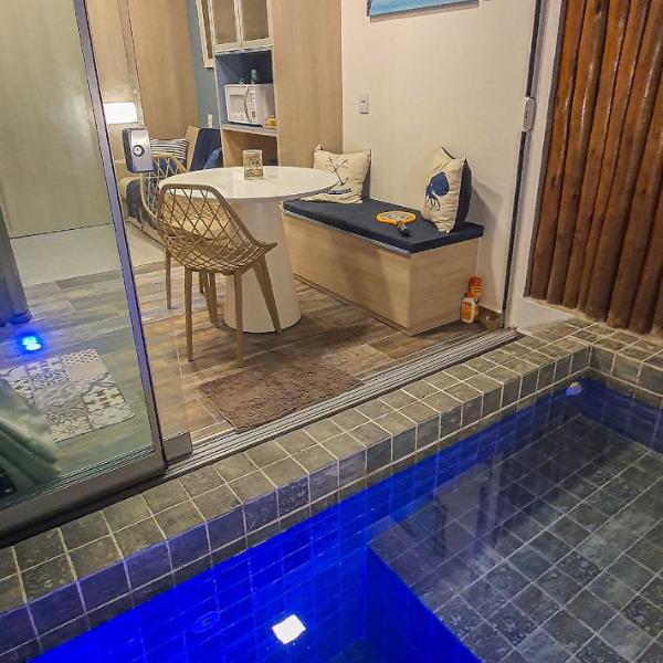 VDP05 · Flat: Piscina Privativa e Praia a 100m, sauna