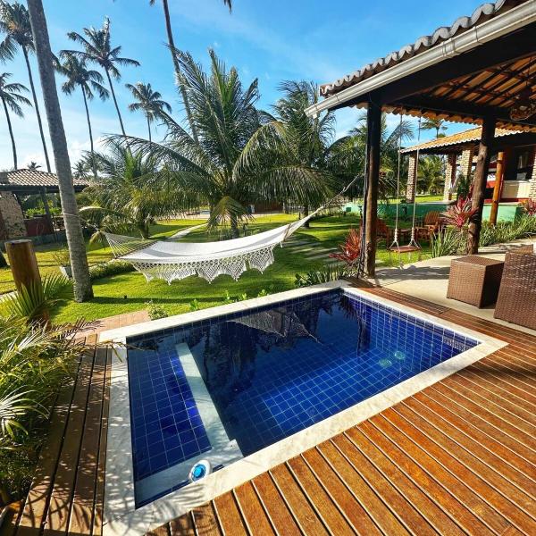 Casa Rosa dos Ventos - Pé na Areia com Piscina Privativa e Spa - Foto 4