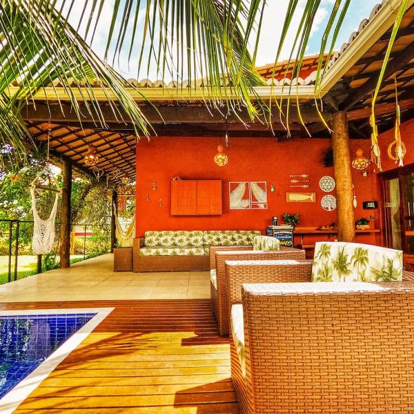 Casa Rosa dos Ventos - Pé na Areia com Piscina Privativa e Spa - Foto 3