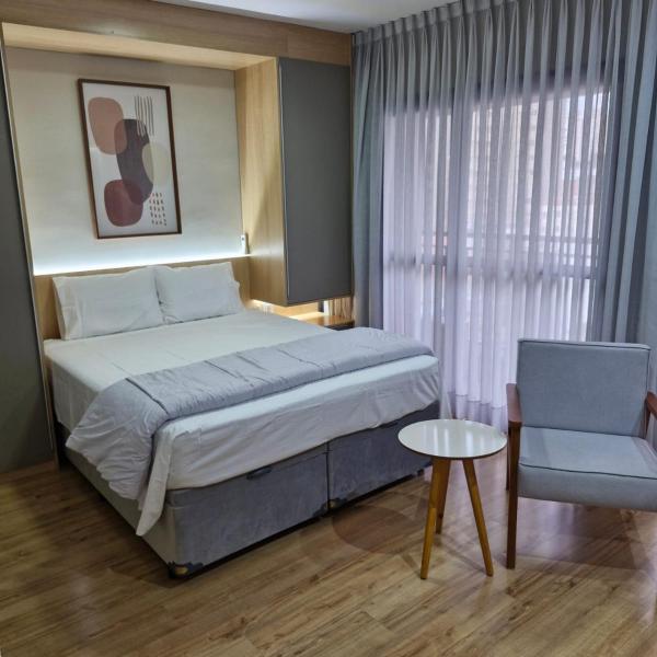 Studio Completo Cama Queen a 140m do Metro Alto do Ipiranga