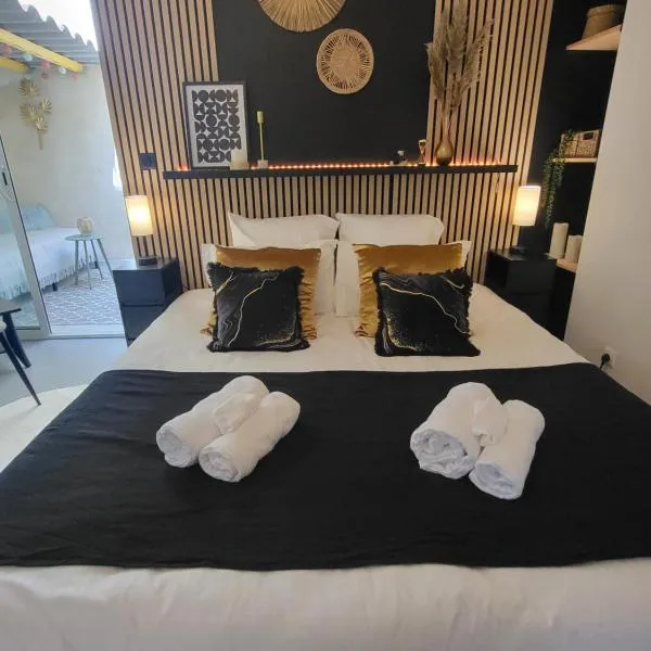 L'escale dorée au centre de Lunel, מלון בלונל