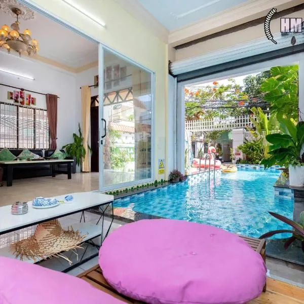 Nhà Nghỉ Mát Trung Tâm Bãi Sau HM XANH, hotel en Vung Tau