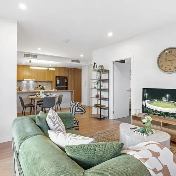 Modern 2BR near The Gabba & BBQ, hotel en Brisbane