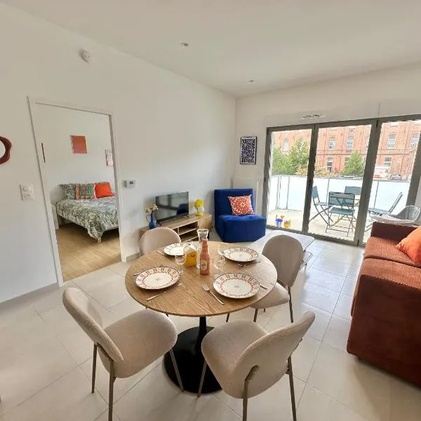Emilie - Appart avec balcon à deux pas de la plage de Berck, Hotel in Berck