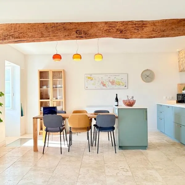 Maison nichée au coeur des vignes proche de Givry, hotel v destinaci Givry