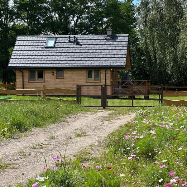 Hygge z kominkiem i sauna Piasek Cedynia Chojna, hotel in Piasek