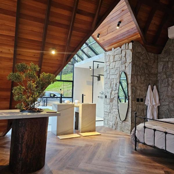 Cabana manavi com piscina aquecida e banheira Domingos martins - Foto 5