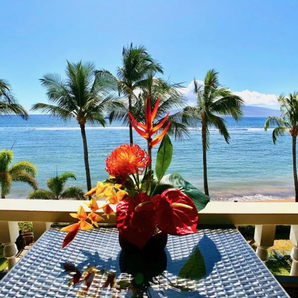 Lahaina Shores Oceanfront Studio, hôtel à Lahaina