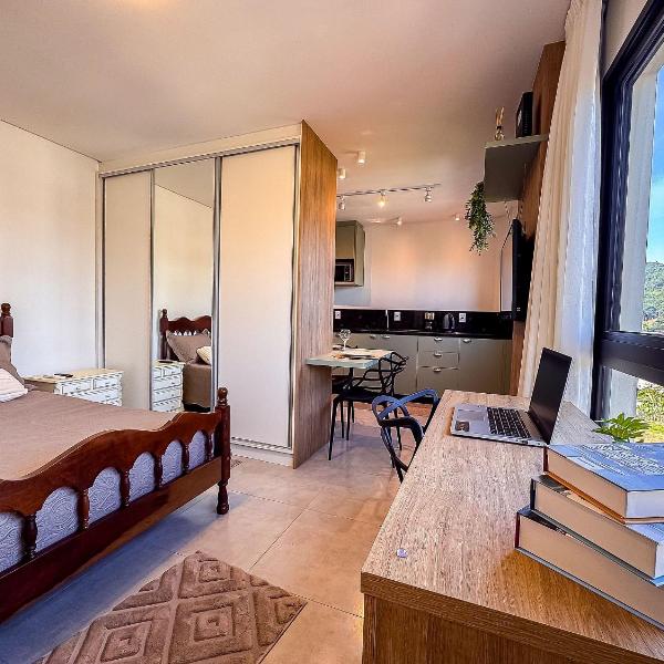 Studio Completo com Garagem | Ar-cond | Wi-Fi - Foto 2