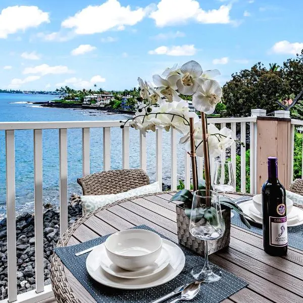 Ocean Echoes: Kona’s Oceanfront Family Oasis, hotel v mestu Kailua-Kona