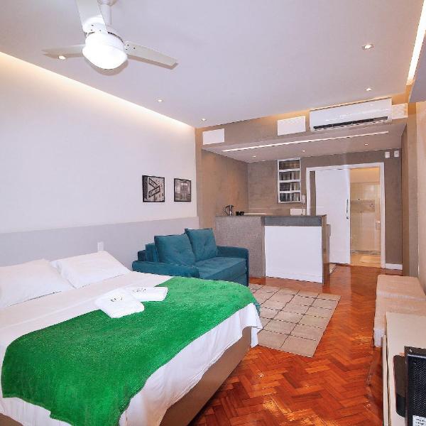 Studio totalmente renovado ao lado da praia - Foto 4