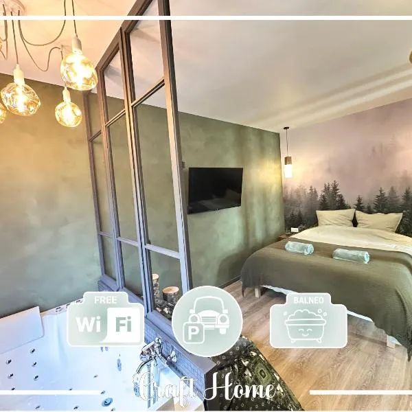 Craft Home - Le menuisier - Balneo - Parking privé, Hotel in Saint-Étienne