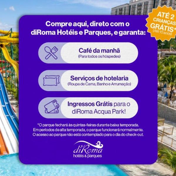Thermas diRoma Hotel - COM ACESSO AO DIROMA ACQUA PARK