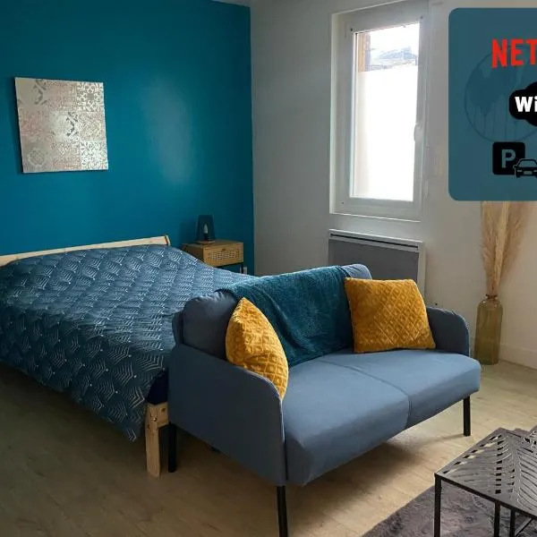 Studio cocon - Proche CHU Hospitaliers - Wifi - Netflix, hótel í Évreux
