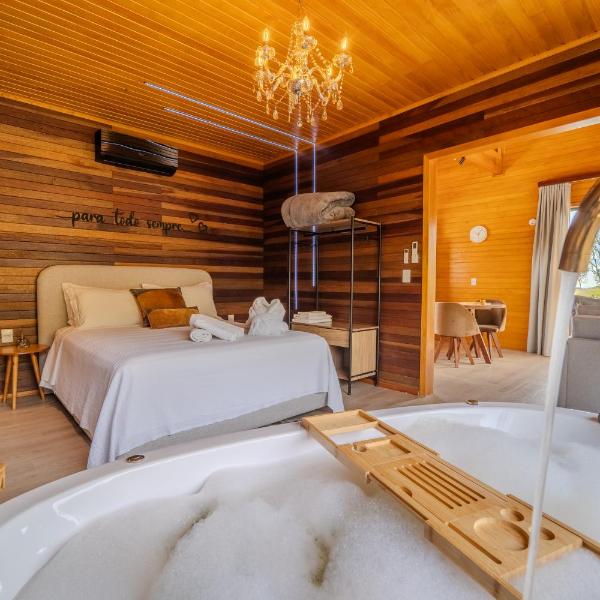 Cabana na Serra - Hidro, Lareira e Privacidade - Foto 2
