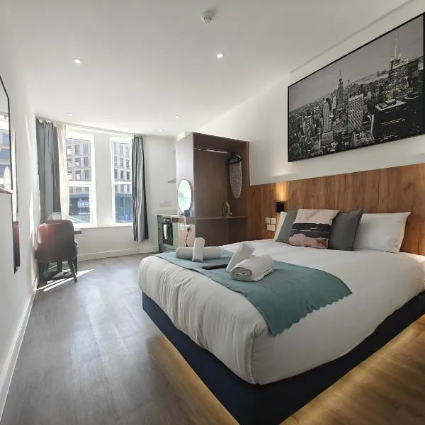 10 Chic studio Apartments in Birmingham city centre, hotel v Birminghamu