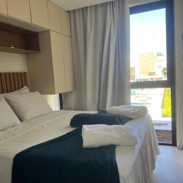 Flat Pé na areia em Muro Alto - Cais Eco Residence - Foto 2