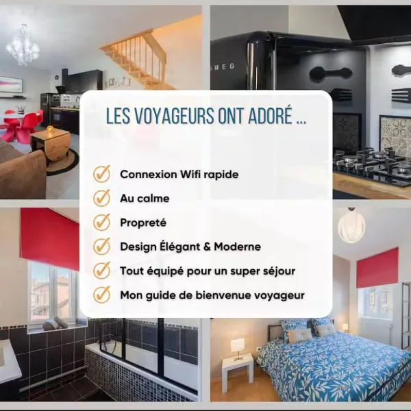 Maison de ville très moderne proche Amnéville, Batilly, Briey, Metz, hotel in Joeuf