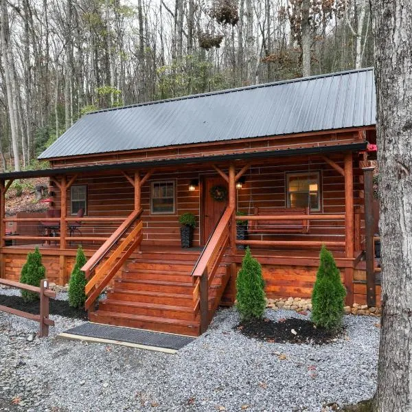 Starlit Serenity Luxury Cabin with Hot Tub and Pet Friendly, hotel en Elizabethton