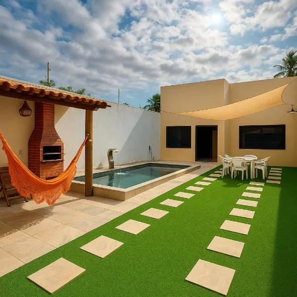 Casa Climatizada com Piscina e Área de Churrasco 400B, hôtel à Juazeiro