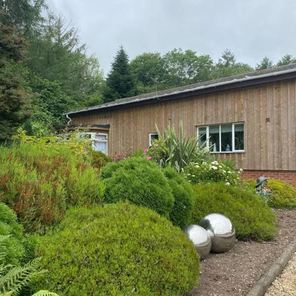 Wimborne Alpaca stay with Private Hot Tub and Fire, hótel í Horton