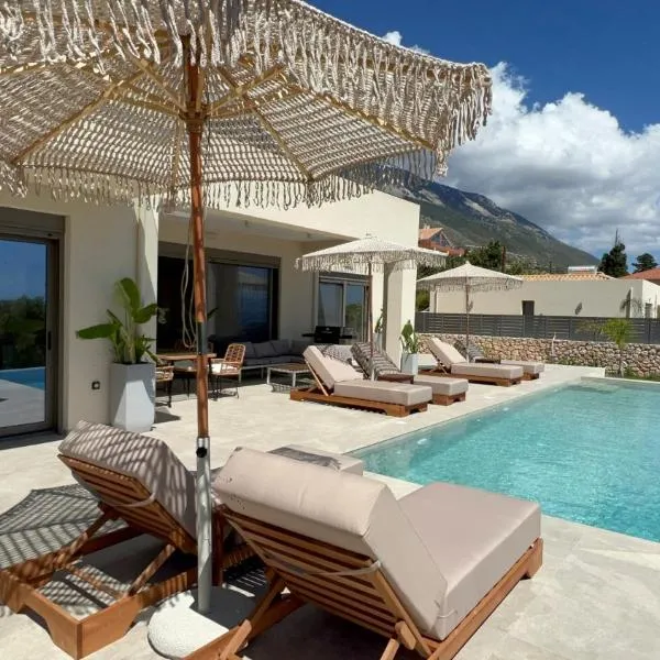 Thalassasense villa lourdata, hotell i Kefallonia