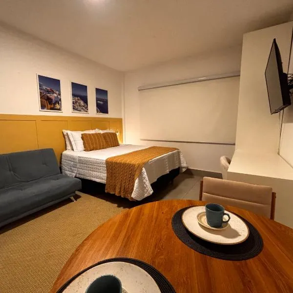 Apart Grécia l Aconchego nas Montanhas l Águas de Lindóia, hotel em Águas de Lindóia