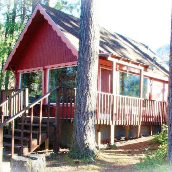 Mt Rainier Little Red Cabin, hotel in Ashford