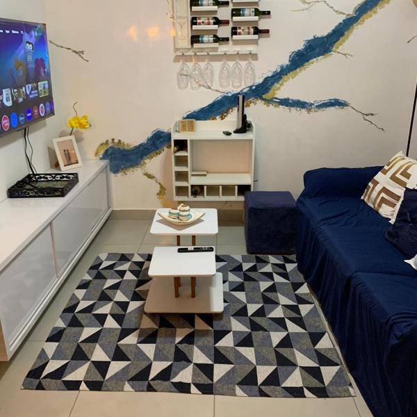 Pé na areia triplex