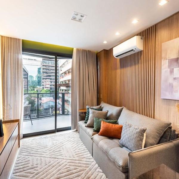 BHaus Faria Lima VN Millennium Vila Olimpia - Grand Apartment Deluxe 47m2 com Vaga de Garagem - 3o andar - Condomínio Alto Padrão - Academia - Piscina - Lavanderia - ml34 - Foto 5
