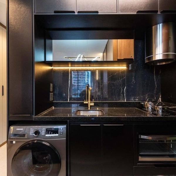 BHaus Faria Lima VN Millennium Vila Olimpia - Grand Apartment Deluxe 47m2 com Vaga de Garagem - 3o andar - Condomínio Alto Padrão - Academia - Piscina - Lavanderia - ml34 - Foto 3