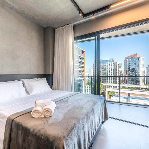 BHaus Faria Lima VN Millennium Vila Olimpia - Grand Apartment Deluxe com Vista Incrível 15o andar - Condomínio Alto Padrão - Academia - Piscina - Lavanderia - ml55 - Foto 2
