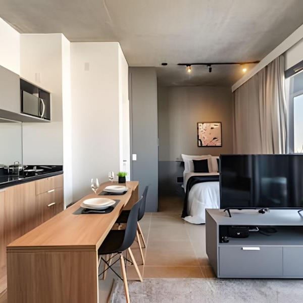 BHaus Faria Lima VN Millennium - Vila Olimpia - Apartamento Premium com Varanda - Vista Incrível Panorâmica - 27o andar - Condomínio Alto Padrão - Serviço de bagagem - Recepção 24h - Lavanderia - Piscina - Academia - ml27 - Foto 5