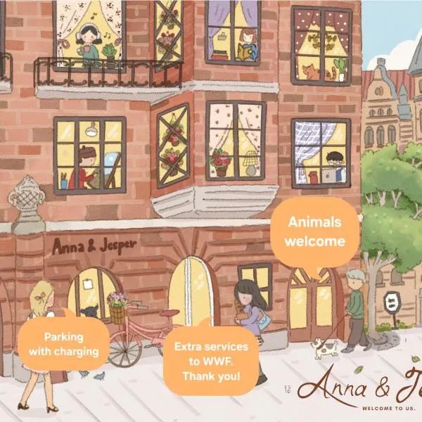 OW, by A&J - Familj & Bilen & Hunden - Liseberg & Avenyn!, hotel v destinaci Gothenburg