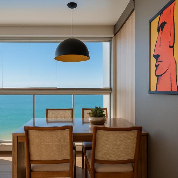 FRENTE MAR: Lindo Ap - aconchegante e decorado em Vila Velha
