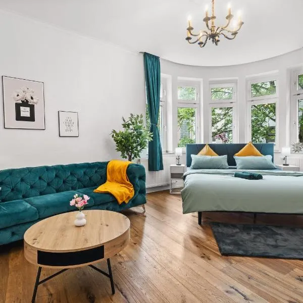 Moderne Suite bis zu 6 Personen - Central- free Parking - 3 Bedrooms - Netflix - Smart Home, hotel en Essen