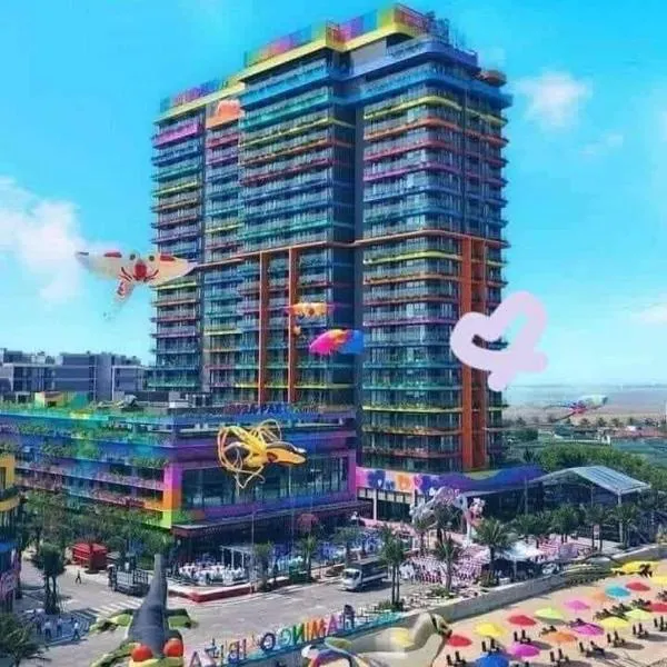 Flamingo Ibiza Hải Tiến, IB 802- Căn 2 phòng ngủ view trực diện biển tiêu chuẩn 4NL 2TE, Hotel in Thanh Hóa
