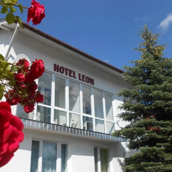 Hotel Leon, готель у місті Woskrzenice Duże