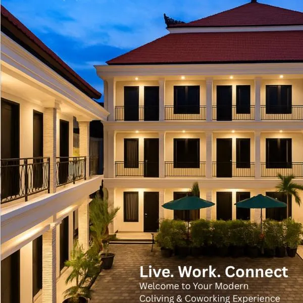 Bali Loop Coliving & Coworking, hotel in Denpasar