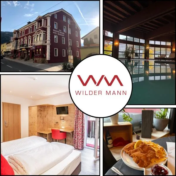 Hotel Wilder Mann, hotell sihtkohas Steinach am Brenner