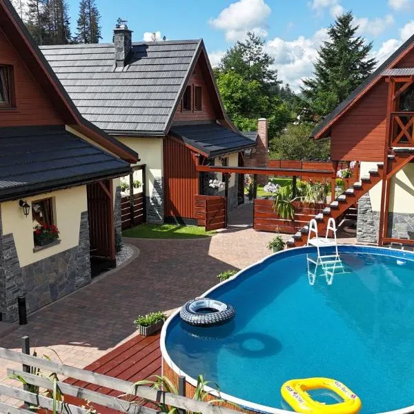 Osada Złatna domki w beskidach, hotel in Złatna