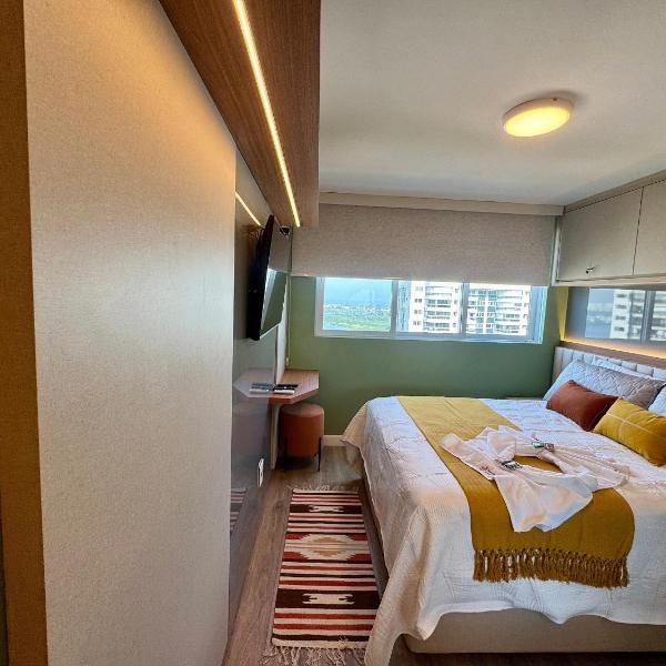 Aconchego em Flat ao lado do Rio Centro